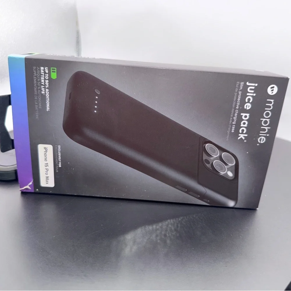 Mophie Juice Case & Otterbox MagSafe Defender Pro Case for iPHONE 15 PRO MAX
